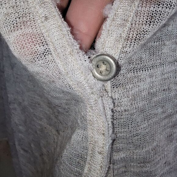 Free People Lace Trim Knit Cardigan size Medium - Picture 4 of 7